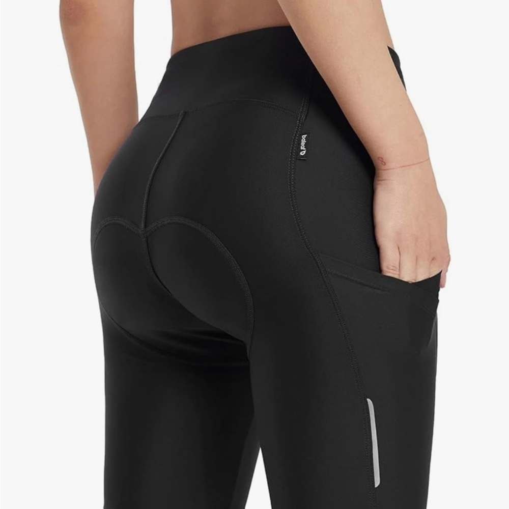 Baleaf Black Athletic Shorts with Reflective Details